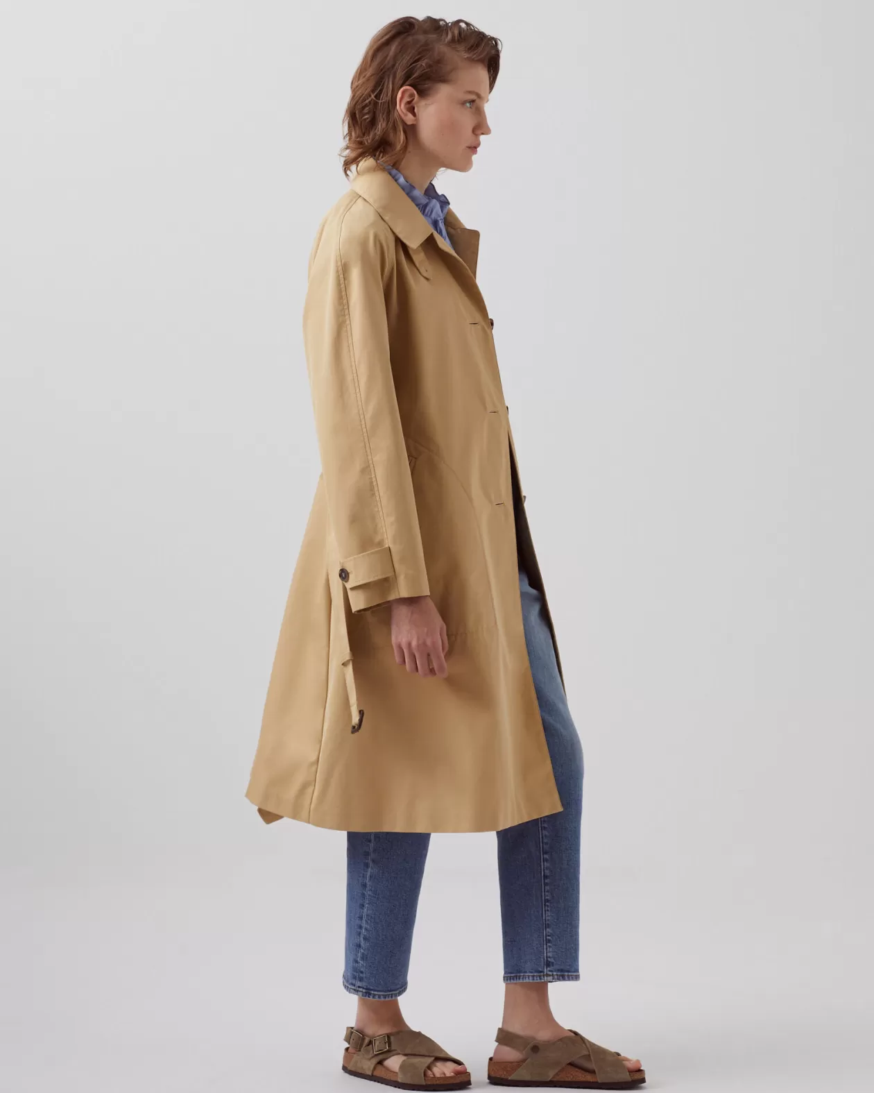 Best Comptoir des Cotonniers Catherine - Loose Trench 0321 Starfish Beige