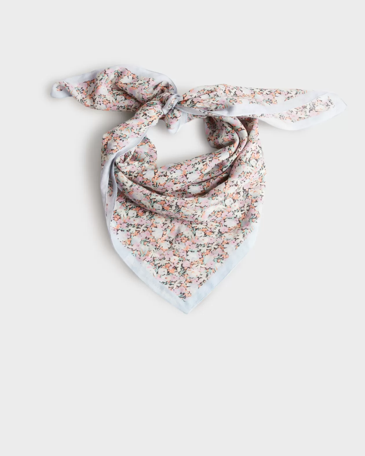 Shop Comptoir des Cotonniers Cotton Blend Foulard 0110 Champs Fleuris Pink