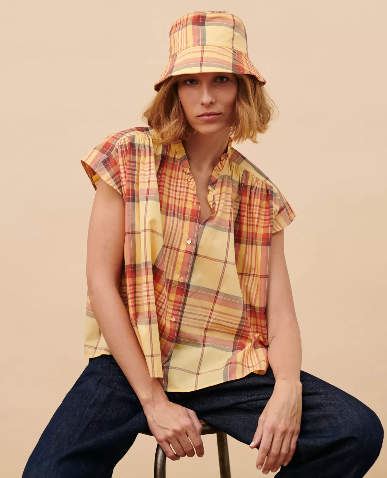 Outlet Comptoir des Cotonniers Cotton Blouse 0241 Orange