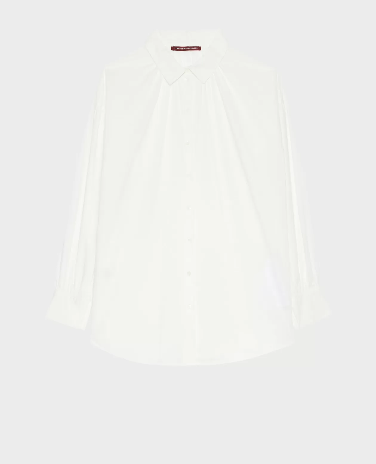 Discount Comptoir des Cotonniers Cotton Tunic Shirt 0007 White