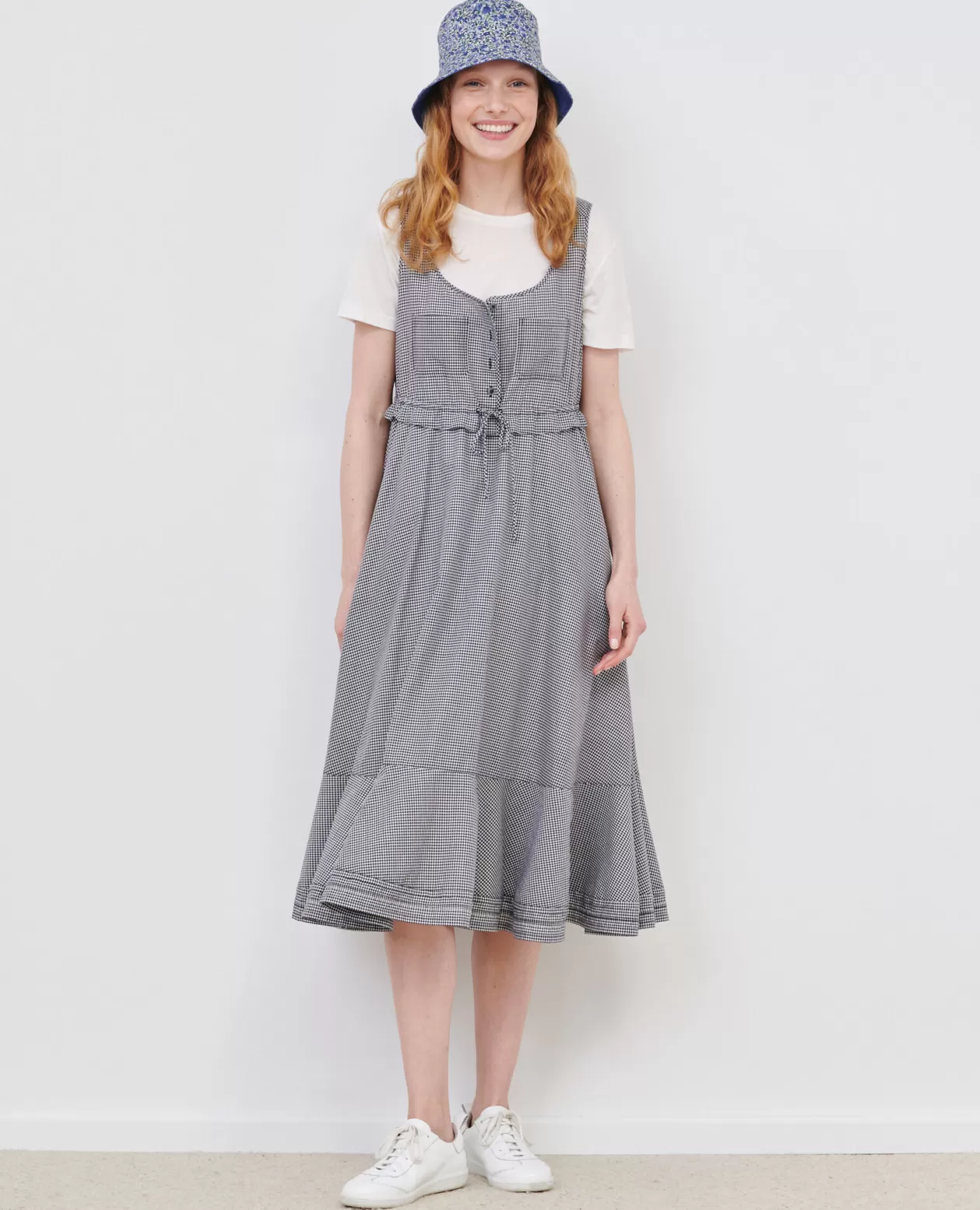 Cheap Comptoir des Cotonniers Cotton Voile Flared Dress 88 Vichy