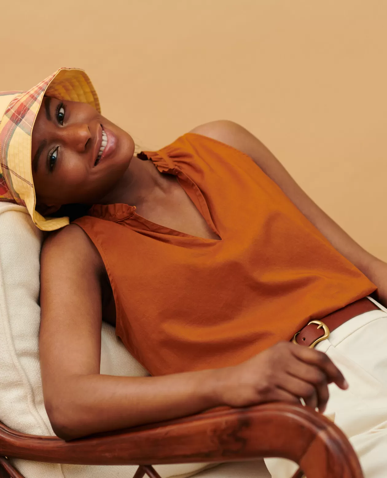 Fashion Comptoir des Cotonniers Cotton Voile Top 29 Orange
