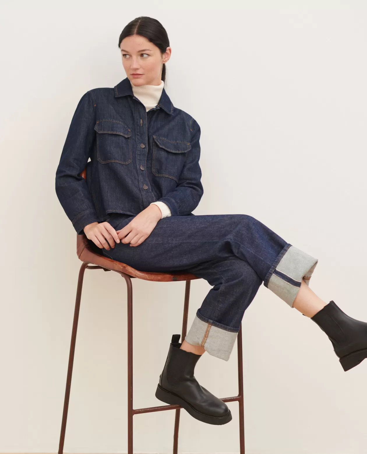 Sale Comptoir des Cotonniers Denim Jacket 0681 Rinse Denim