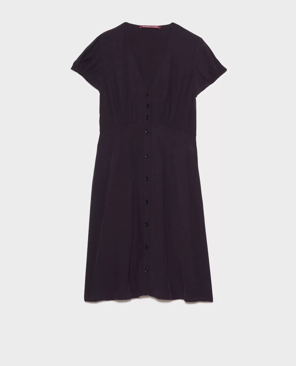 Clearance Comptoir des Cotonniers Floaty Mini Dress 4216 Black_Beauty