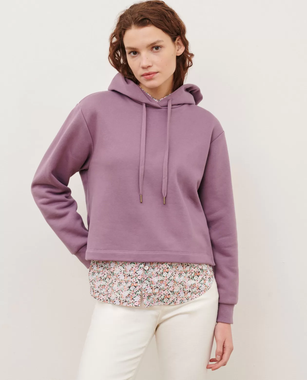 Best Comptoir des Cotonniers Hooded Sweatshirt 0780 Very Grape