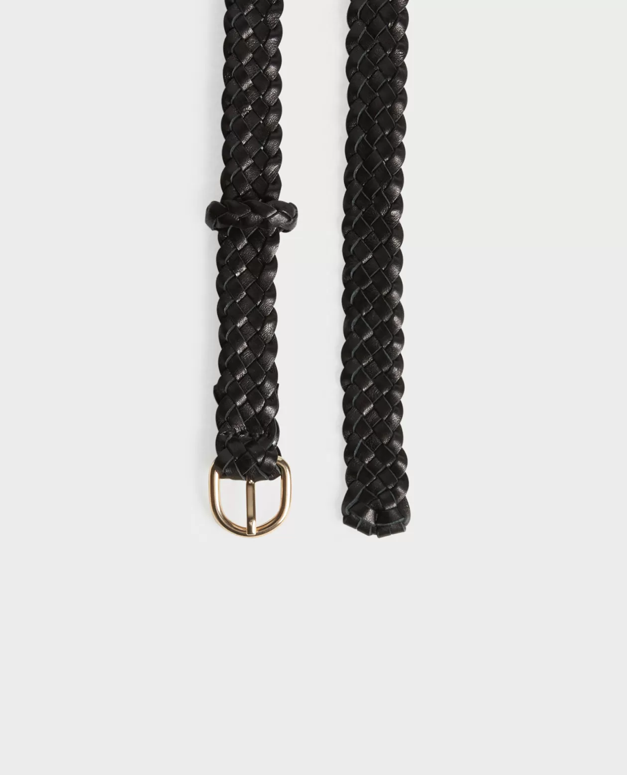 Outlet Comptoir des Cotonniers Leather Belt 09 Black