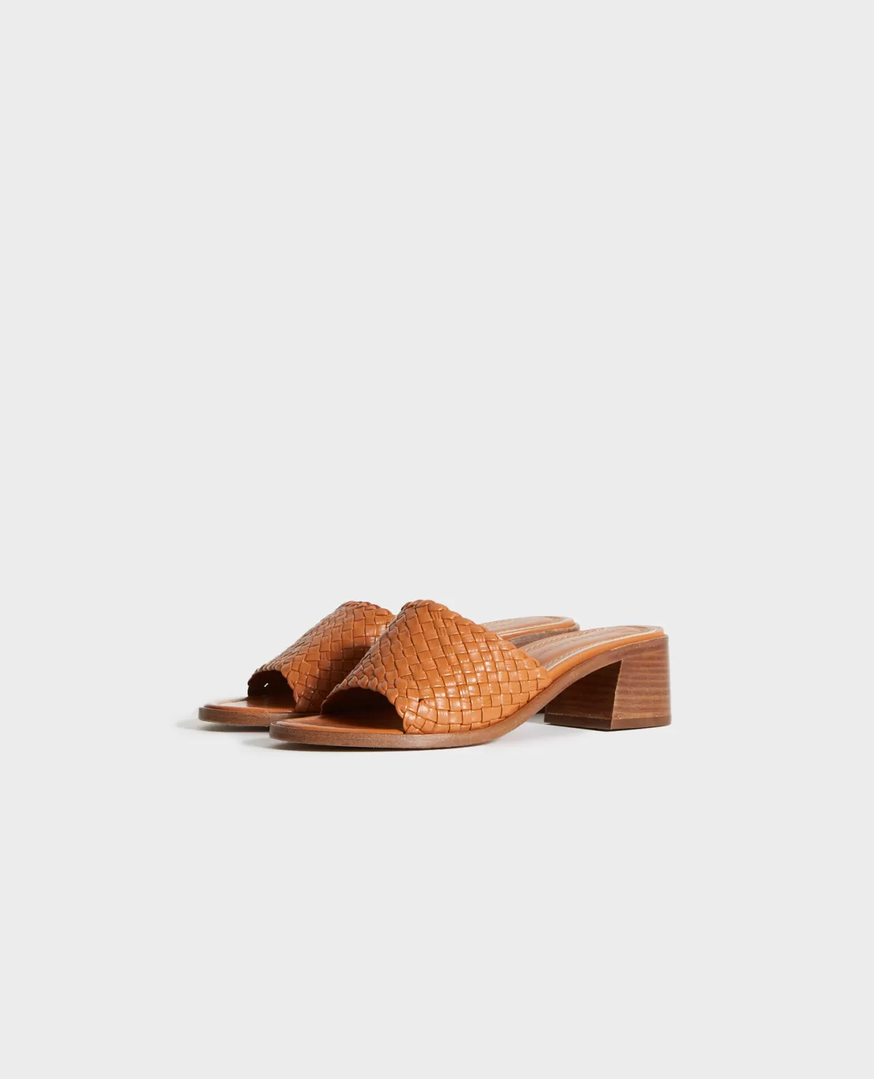 Flash Sale Comptoir des Cotonniers Leather Heeled Sandals 31 Beige