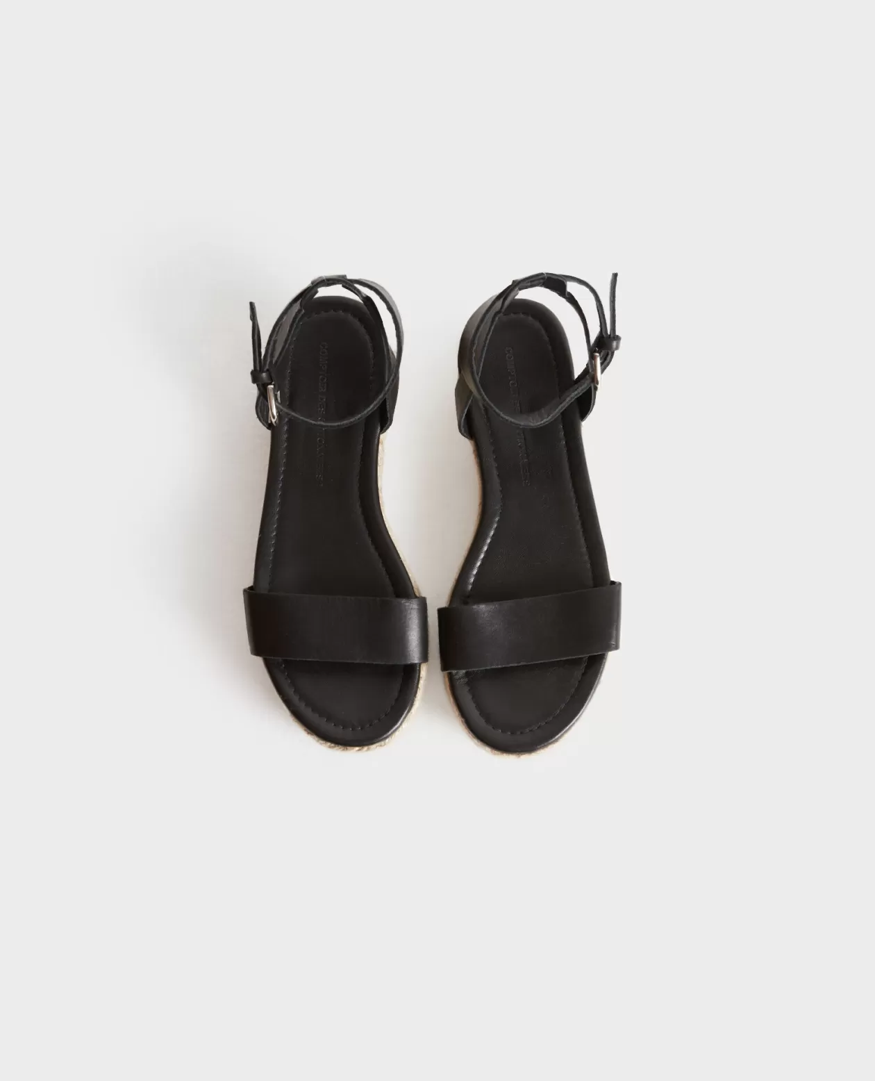 Hot Comptoir des Cotonniers Leather Sandals 8853 09 Black