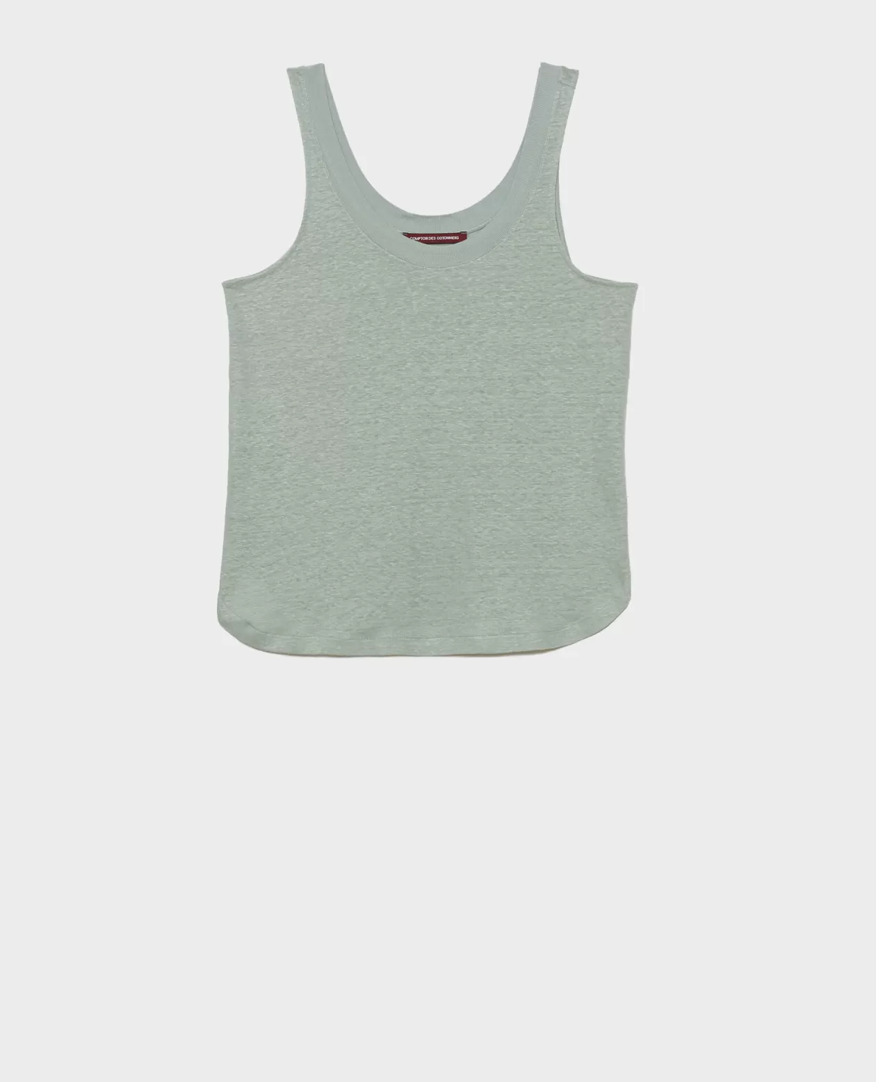 Cheap Comptoir des Cotonniers Linen Vest Top 50 Green