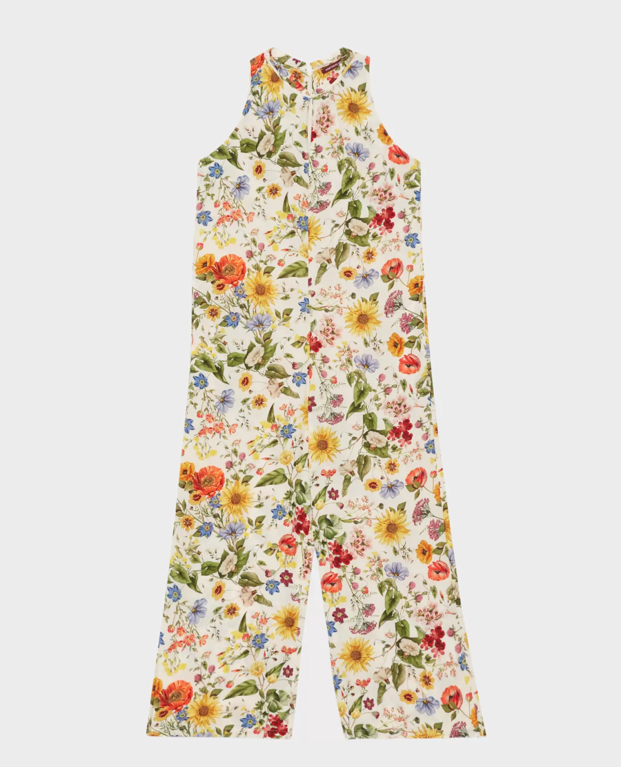 Sale Comptoir des Cotonniers Loose Jumpsuit 0020 White Herbier