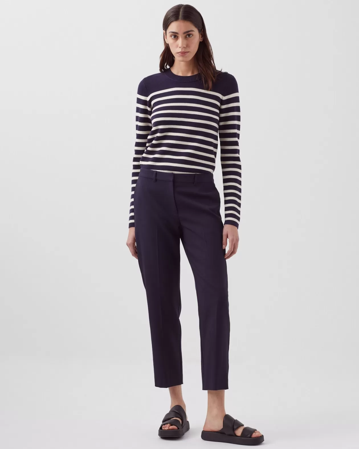 Flash Sale Comptoir des Cotonniers Marguerite - Cigarette Trousers 7012C 69 Navy
