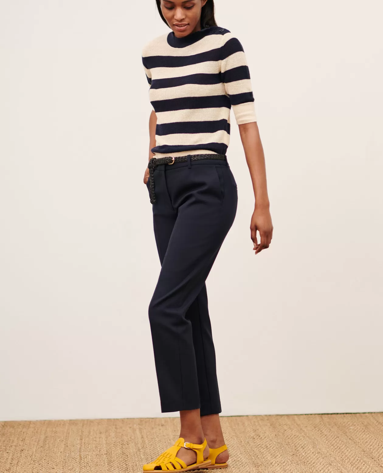 Flash Sale Comptoir des Cotonniers Marguerite - Cigarette Trousers Night Sky