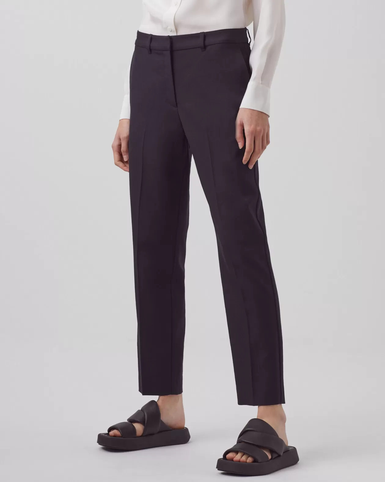 Sale Comptoir des Cotonniers Marguerite - Cigarette Trousers 4216 Black_Beauty