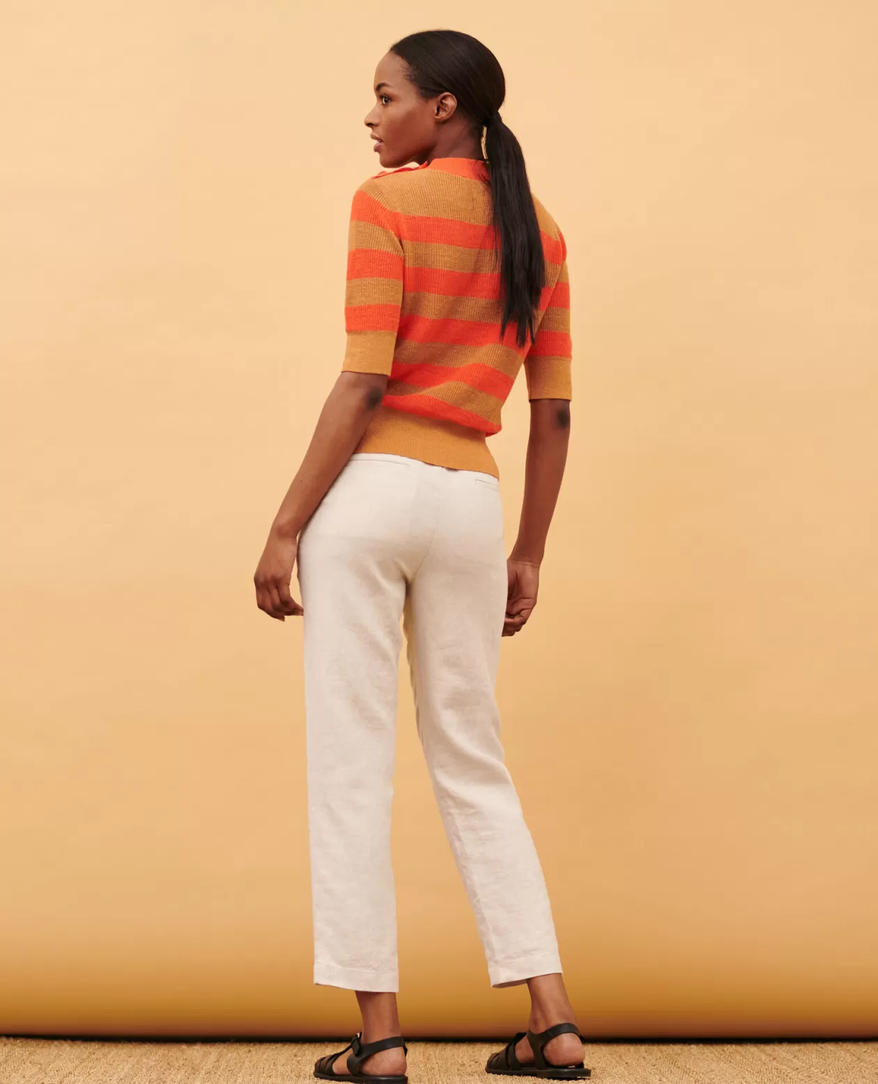 Cheap Comptoir des Cotonniers Marguerite - Cigarette Trousers 30 Natural