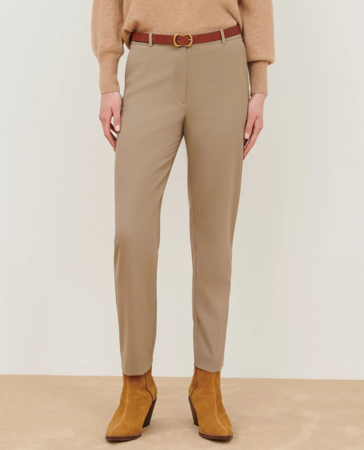 Cheap Comptoir des Cotonniers Marguerite - Cigarette Trousers 0311 Beige