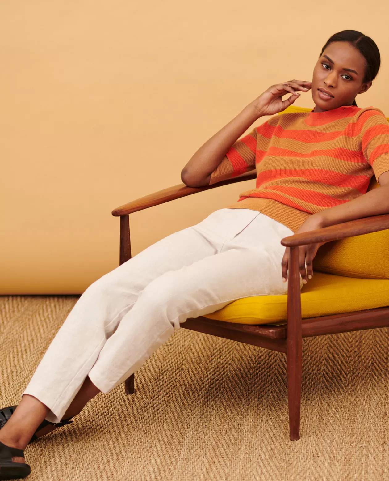 Cheap Comptoir des Cotonniers Marguerite - Cigarette Trousers 30 Natural