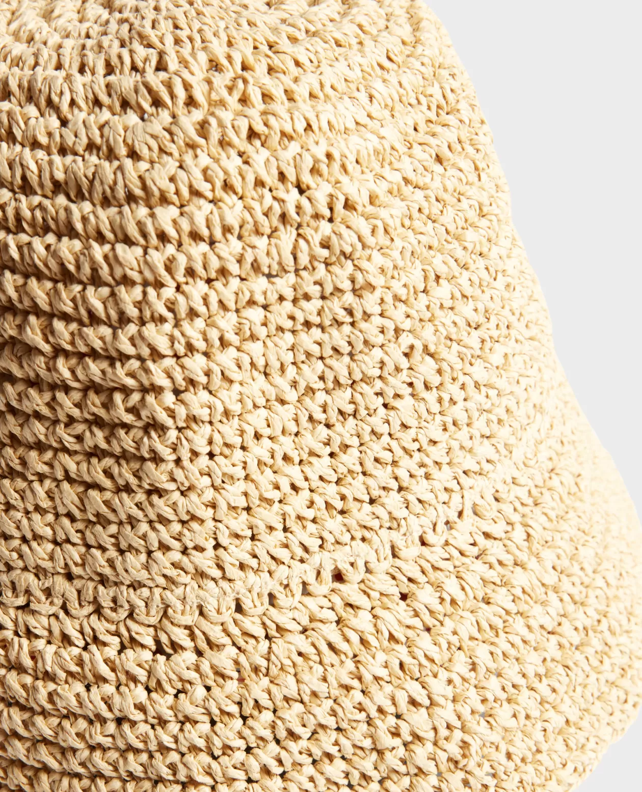 Best Sale Comptoir des Cotonniers Raffia Bucket Hat 7003 30 Natural