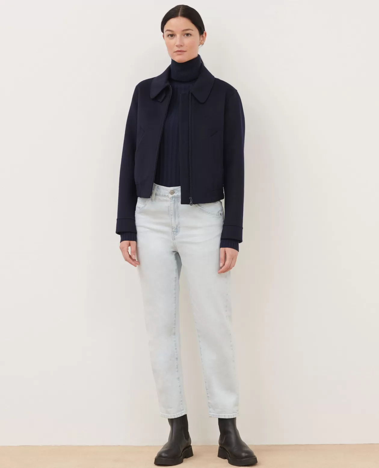 Online Comptoir des Cotonniers Rita - Slouchy - Baggy Cotton Jeans 0600 Icy Wash Denim