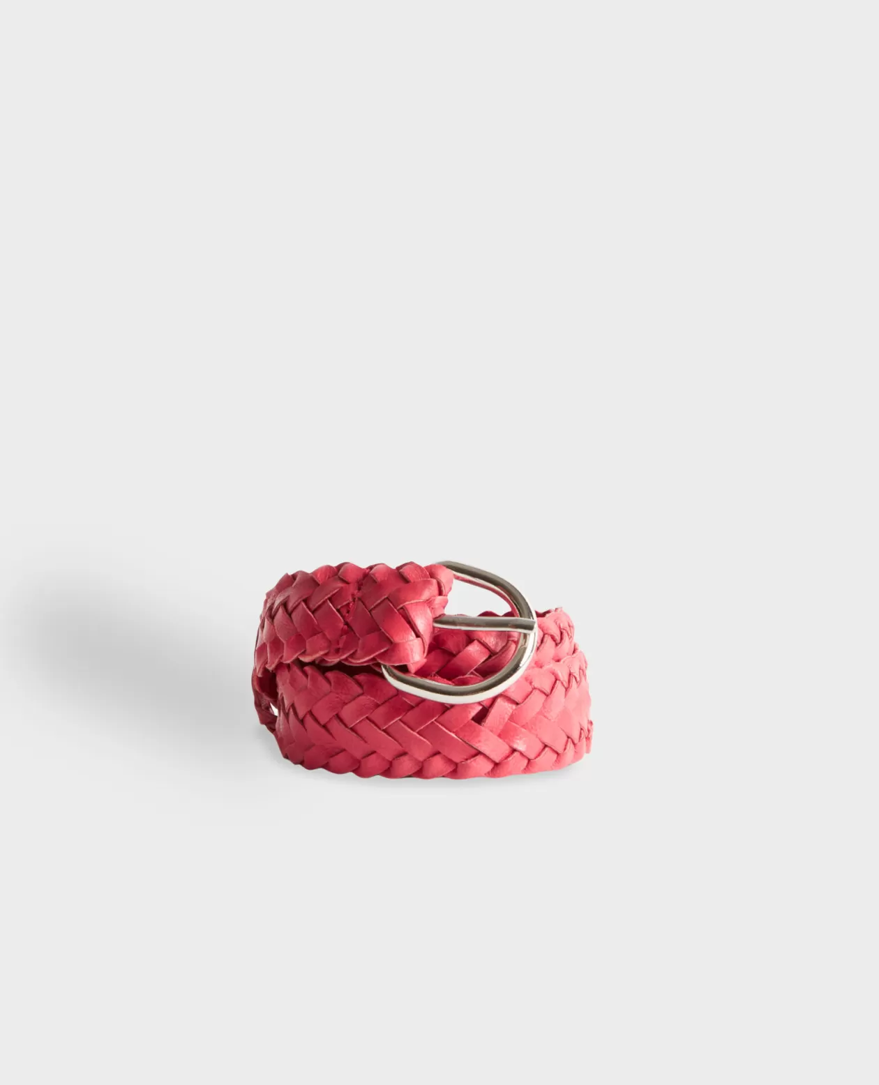 Cheap Comptoir des Cotonniers Skinny Braided Leather Belt 0134 Spritz