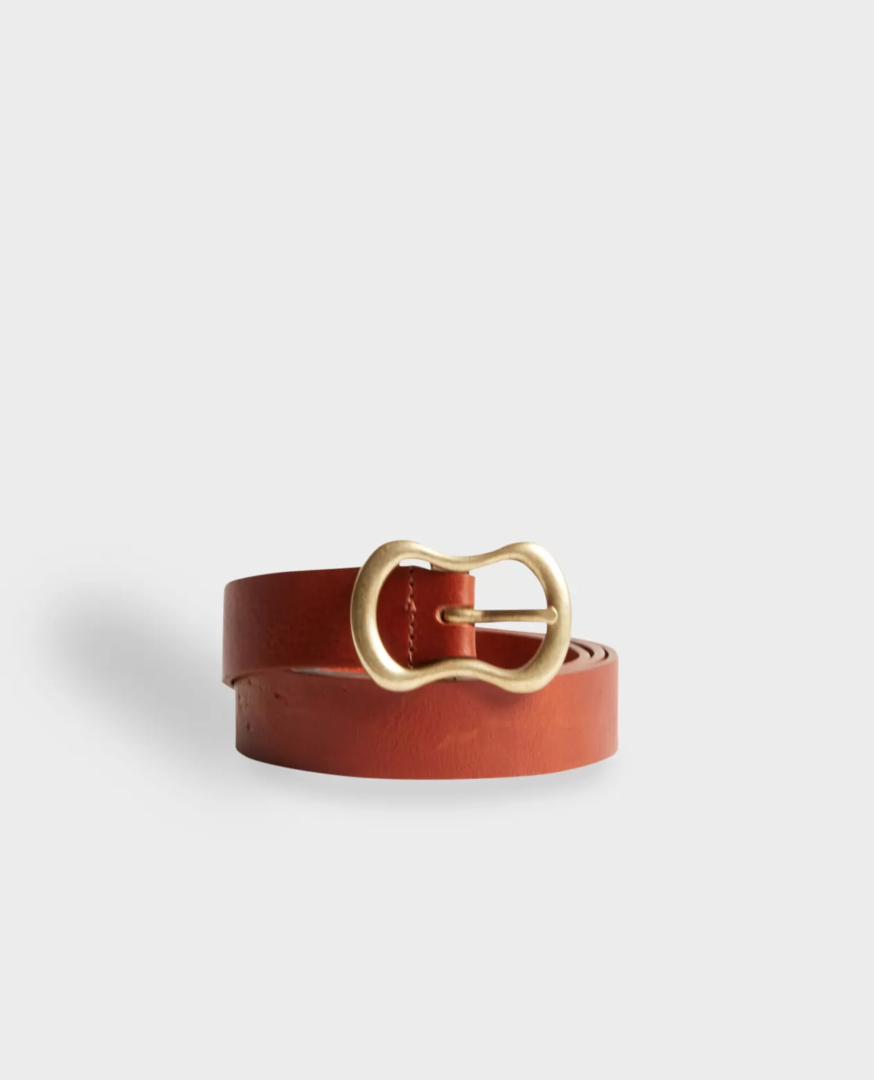 Clearance Comptoir des Cotonniers Skinny Leather Belt 4190D Emperador