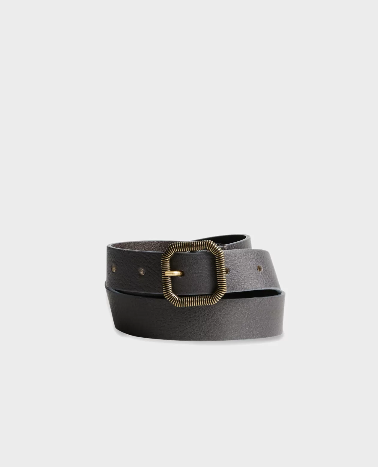 Best Comptoir des Cotonniers Skinny Leather Belt 8879 58 Darkgreen