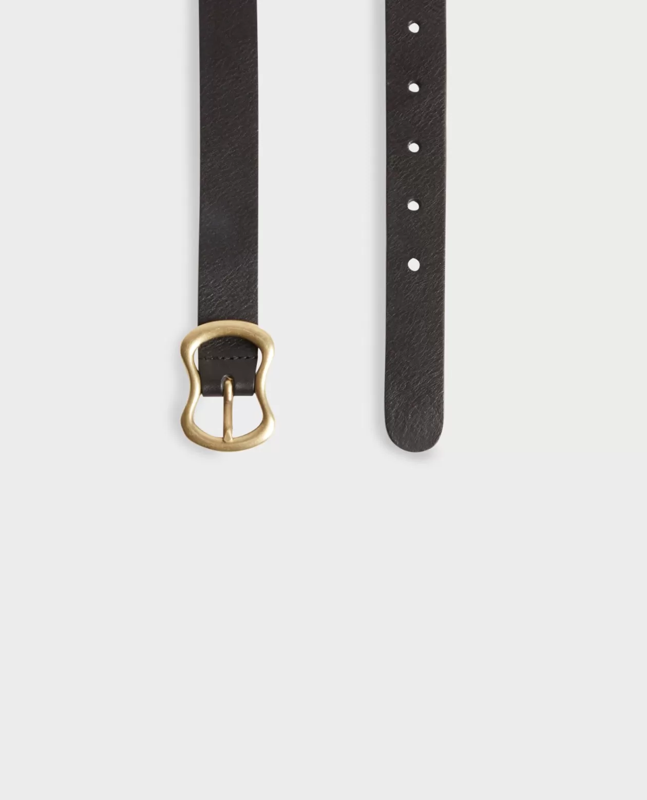 Fashion Comptoir des Cotonniers Skinny Leather Belt 8853 09 Black