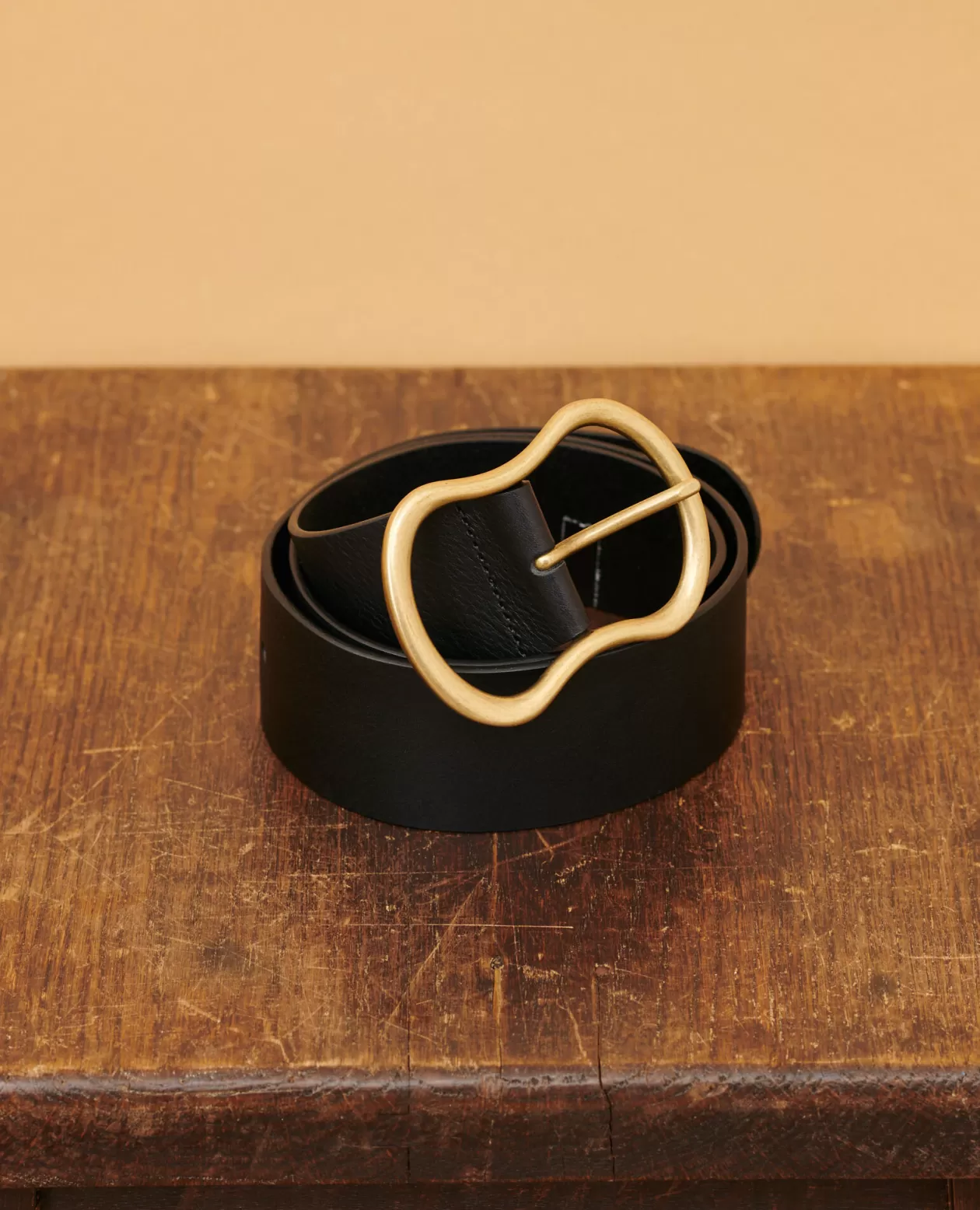 Flash Sale Comptoir des Cotonniers Wide Leather Belt 8853 09 Black