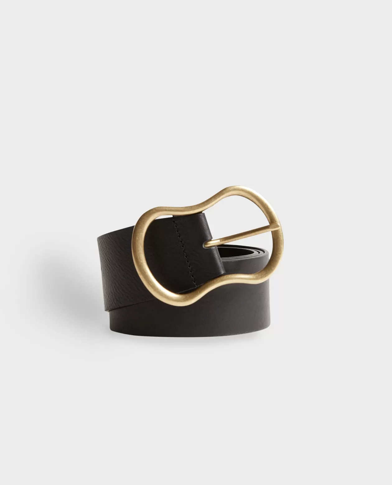 Flash Sale Comptoir des Cotonniers Wide Leather Belt 8853 09 Black